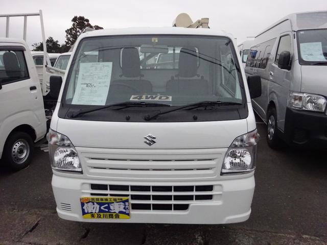 キャリイトラック ＫＣ　４ＷＤ　クレーン付き　吊り上げ３００ｋｇ　オートマ　エアコン　パワステ　エアバック　ドアバイザー　ｍａｒｕｚｅｎ　ＭＭＣ３００Ｂ　ラジコン付き　三菱ブレーカー　荷台ゴムマット（9枚目）