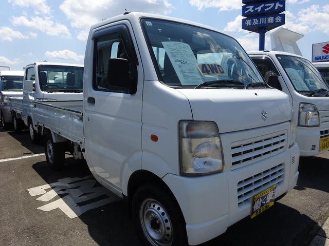 キャリイトラック ＫＣ　４ＷＤ　５速マニュアル　エアコン　パワステ　荷台ゴムマット　ＣＤプレーヤー（9枚目）