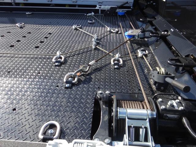 キャンター セルフローダー 積載車 3t 極東フラトップゼロ 荷台未使用 左右アオリ開閉 5速マニュアル 衝突被害軽減ブレーキシステム 左側電動格納ミラー スマートキー ETC フォグランプ バックカメラ(11枚目)