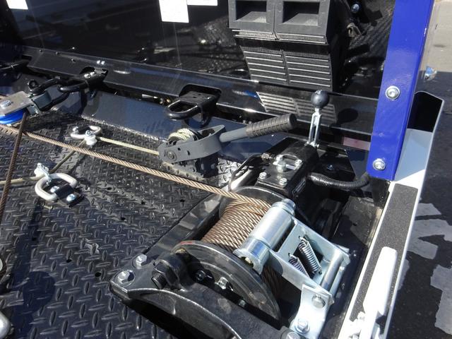 キャンター セルフローダー 積載車 3t 極東フラトップゼロ 荷台未使用 左右アオリ開閉 5速マニュアル 衝突被害軽減ブレーキシステム 左側電動格納ミラー スマートキー ETC フォグランプ バックカメラ(13枚目)