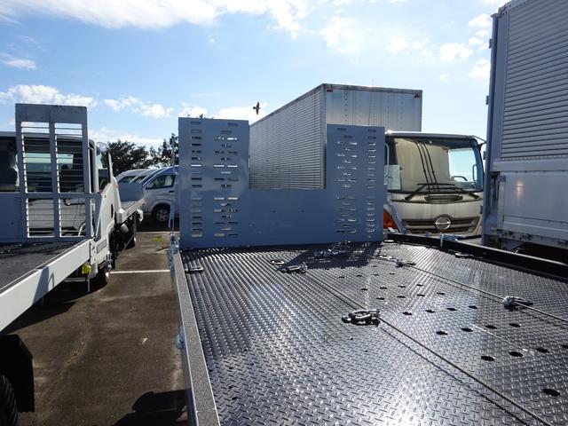 キャンター セルフローダー 積載車 3t 極東フラトップゼロ 荷台未使用 左右アオリ開閉 5速マニュアル 衝突被害軽減ブレーキシステム 左側電動格納ミラー スマートキー ETC フォグランプ バックカメラ(15枚目)