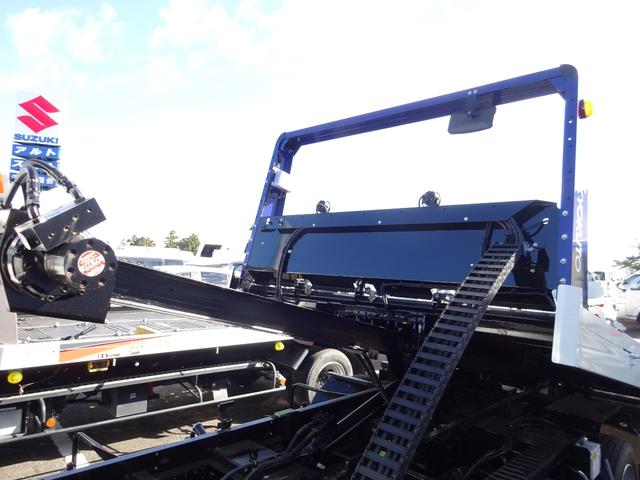 キャンター セルフローダー 積載車 3t 極東フラトップゼロ 荷台未使用 左右アオリ開閉 5速マニュアル 衝突被害軽減ブレーキシステム 左側電動格納ミラー スマートキー ETC フォグランプ バックカメラ(31枚目)