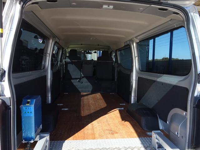 NV350キャラバンバン ロングDXターボ 400kgリフト付き NLKカーリフトCL03 衝突被害軽減ブレーキシステム ナビTV バックカメラ ドライブレコーダー キーレス クリアランスソナー 最大積載量1200kg(6枚目)