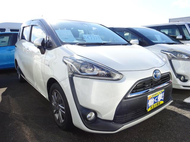 シエンタ ハイブリッドＧ　６人乗り　トヨタセーフティセンス　両側パワースライドドア　ナビＴＶ　バックカメラ　ＥＴＣ　ドライブレコーダー　スマートキー　プッシュスタート　ＬＥＤヘッドライト　フォグランプ　純正アルミホイール（8枚目）