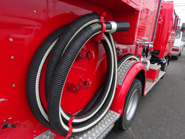ヒノレンジャー 　消防車　ポンプ車　７人乗り　Ｗキャブ　１．５ｔ　６速マニュアル　ＢＤＧ－ＧＤ７ＪＧＷＡ改　モリタ　エアコン　パワステ　パワーウィンドウ　エアバック　ＡＢＳ　左側電動格納ミラー（11枚目）