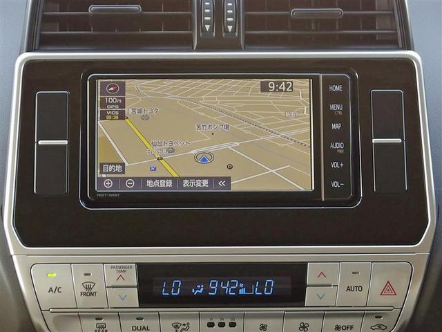ランドクルーザープラド TX 4WD フルセグ メモリーナビ DVD再生 バックカメラ 衝突被害軽減システム ETC LEDヘッドランプ ワンオーナー 記録簿(10枚目)