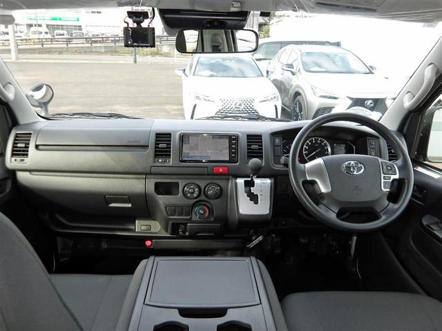 ハイエースバン ロングDX 4WD ワンセグ メモリーナビ DVD再生 バックカメラ 衝突被害軽減システム ETC ドラレコ 乗車定員6人 ディーゼル(6枚目)