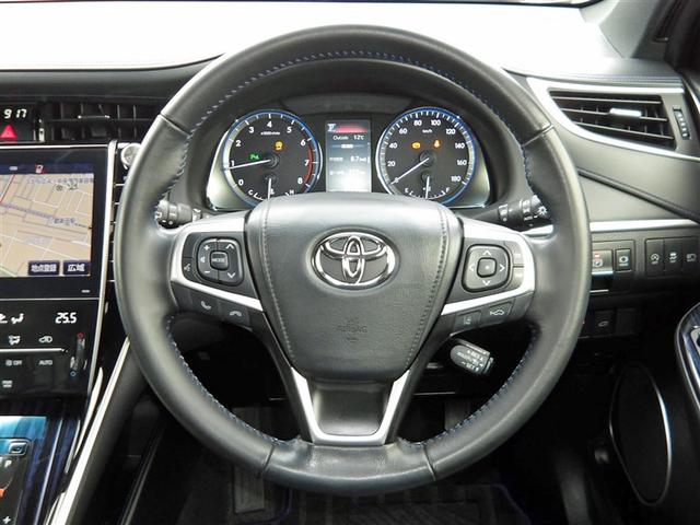 ハリアー プログレス フルセグ メモリーナビ DVD再生 ミュージックプレイヤー接続可 バックカメラ 衝突被害軽減システム ETC ドラレコ LEDヘッドランプ ワンオーナー 記録簿 アイドリングストップ(7枚目)