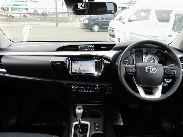 ハイラックス Z 4WD フルセグ メモリーナビ DVD再生 ミュージックプレイヤー接続可 バックカメラ 衝突被害軽減システム ETC LEDヘッドランプ ワンオーナー 記録簿 アイドリングストップ ディーゼル(6枚目)