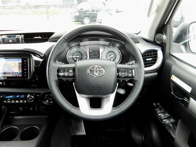 ハイラックス Z 4WD フルセグ メモリーナビ DVD再生 ミュージックプレイヤー接続可 バックカメラ 衝突被害軽減システム ETC LEDヘッドランプ ワンオーナー 記録簿 アイドリングストップ ディーゼル(7枚目)