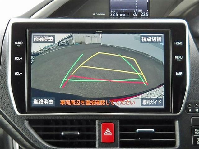 ヴォクシー ZS フルセグ メモリーナビ DVD再生 後席モニター バックカメラ 衝突被害軽減システム ETC ドラレコ 両側電動スライド LEDヘッドランプ ウオークスルー 乗車定員7人 3列シート ワンオーナー(12枚目)