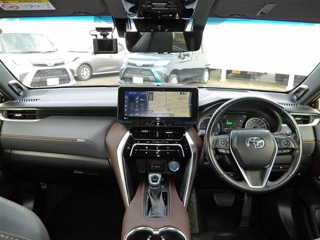 ハリアーハイブリッド Z 4WD フルセグ メモリーナビ ミュージックプレイヤー接続可 バックカメラ 衝突被害軽減システム ETC ドラレコ LEDヘッドランプ ワンオーナー フルエアロ 記録簿 アイドリングストップ(6枚目)