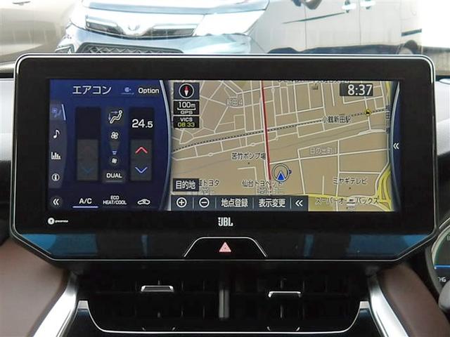 ハリアーハイブリッド Z 4WD フルセグ メモリーナビ ミュージックプレイヤー接続可 バックカメラ 衝突被害軽減システム ETC ドラレコ LEDヘッドランプ ワンオーナー フルエアロ 記録簿 アイドリングストップ(11枚目)