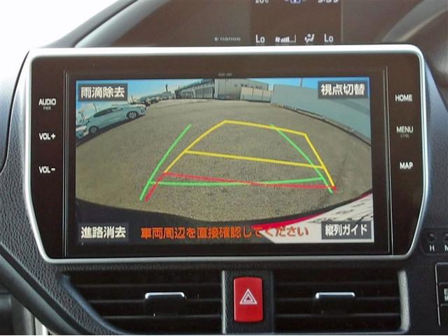 ヴォクシー ZS フルセグ メモリーナビ DVD再生 後席モニター バックカメラ 衝突被害軽減システム ETC ドラレコ 両側電動スライド LEDヘッドランプ ウオークスルー 乗車定員7人 3列シート ワンオーナー(12枚目)