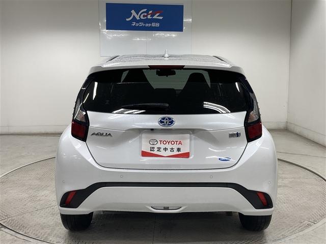 アクア X メモリーナビ ミュージックプレイヤー接続可 バックカメラ 衝突被害軽減システム ETC ドラレコ LEDヘッドランプ 記録簿(6枚目)