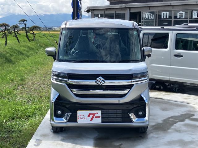 スペーシアカスタム ハイブリッドＧＳ　４ＷＤ　両側スライド・片側電動　クリアランスソナー　オートクルーズコントロール　レーンアシスト　衝突被害軽減システム　オートライト　ＬＥＤヘッドランプ　スマートキー　アイドリングストップ（13枚目）
