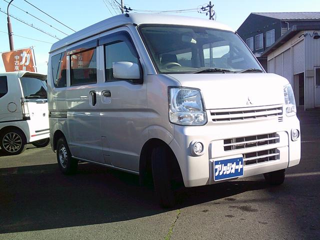 ミニキャブバン ブラボーターボ　４ＷＤ　ハイルーフ　両側スライドドア　インパネオートマ　キーレス　フル装備　リヤヒーター　衝突被害軽減システム　横滑り防止装置　新品タイヤ交換　ルームクリーニング済　修復歴無し（8枚目）