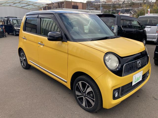 Ｎ－ＯＮＥ プレミアム　ツアラー・Ｌパッケージ　４ＷＤ　ターボ（車検令和８年３月）基本装備フル装備　本革Ｓ　クルコン　パドルシフト　ドラレコ　ＥＴＣ　純正ＳＤナビ　Ｂｌｕｅｔｏｏｔｈ　ＵＳＢ　Ｂカメラ　純正１５インチＡＷ付サマータイヤ（11枚目）