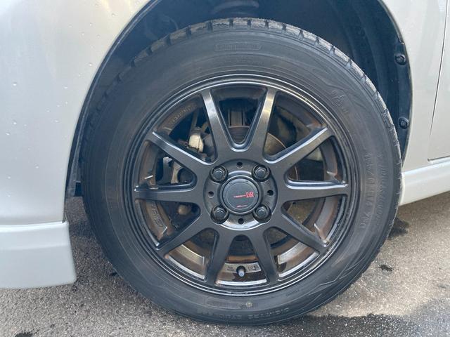 ワゴンR FXリミテッド (車検2年)基本装備フル装備 Pスタート レベライザー HIDヘッドライト 電格ミラー 本革S ABS PW PS ETC 純正SDナビ 社外14インチAW付ST装着 タイミングチェーンエンジン(5枚目)