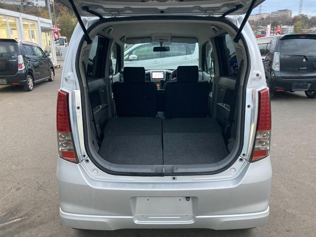 ワゴンR FXリミテッド (車検2年)基本装備フル装備 Pスタート レベライザー HIDヘッドライト 電格ミラー 本革S ABS PW PS ETC 純正SDナビ 社外14インチAW付ST装着 タイミングチェーンエンジン(18枚目)