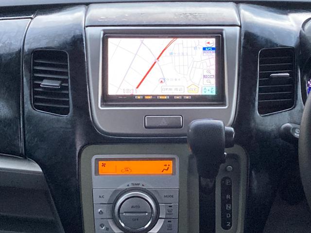 ワゴンR FXリミテッド (車検2年)基本装備フル装備 Pスタート レベライザー HIDヘッドライト 電格ミラー 本革S ABS PW PS ETC 純正SDナビ 社外14インチAW付ST装着 タイミングチェーンエンジン(23枚目)