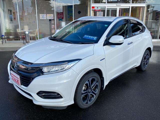 ヴェゼル ハイブリッドＺ・ホンダセンシング　後期／純正８型フルセグナビ／ハーフレザーシート／ＬＥＤヘッドライト／バックカメラ／シートヒーター／衝突軽減ブレーキ／レーダークルーズコントロール／ＥＴＣ／禁煙車（19枚目）