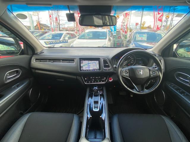 ヴェゼル ハイブリッドＺ・ホンダセンシング　後期／純正８型フルセグナビ／ハーフレザーシート／ＬＥＤヘッドライト／バックカメラ／シートヒーター／衝突軽減ブレーキ／レーダークルーズコントロール／ＥＴＣ／禁煙車（34枚目）