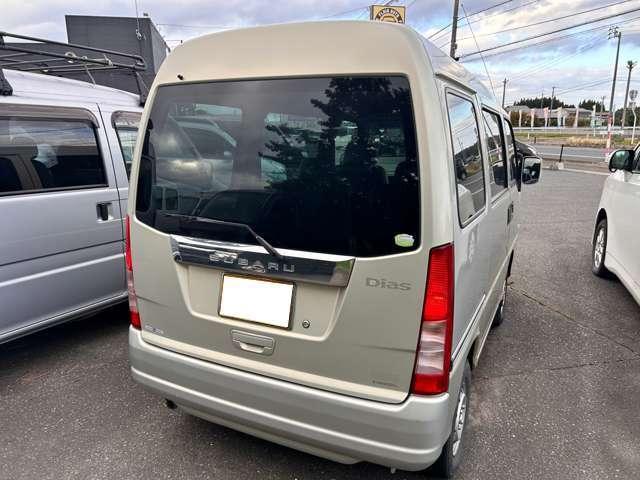 サンバーバン ディアス 4WD LEDライト タイベル交換済 キーレス エンジンスターター CD 電動格納ミラー(5枚目)