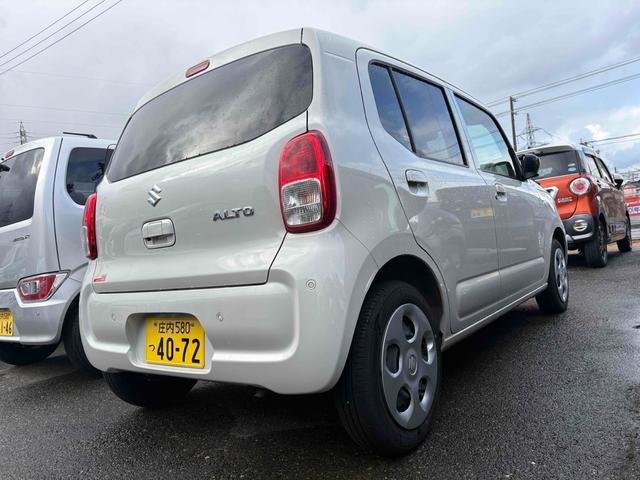 アルト Ｌ　クリアランスソナー　レーンアシスト　衝突被害軽減システム　オートライト　ＬＥＤヘッドランプ　キーレスエントリー　アイドリングストップ　電動格納ミラー　シートヒーター　ＣＶＴ　盗難防止システム　ＡＢＳ（15枚目）