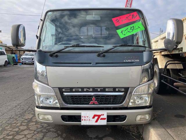 キャンター 　トラック　ＭＴ　ＥＴＣ　電動格納ミラー　アルミホイール　エアコン　パワーウィンドウ　運転席エアバッグ　ＣＤ　カセット（2枚目）