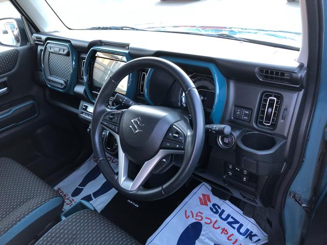 ハスラー ＨＹＢＲＩＤ　Ｘターボ　４ＷＤ　全方位カメラ付９インチナビ　前後衝突被害軽減ブレーキ（9枚目）