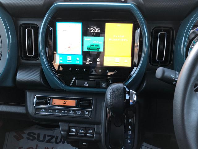 ハスラー ＨＹＢＲＩＤ　Ｘターボ　４ＷＤ　全方位カメラ付９インチナビ　前後衝突被害軽減ブレーキ（12枚目）