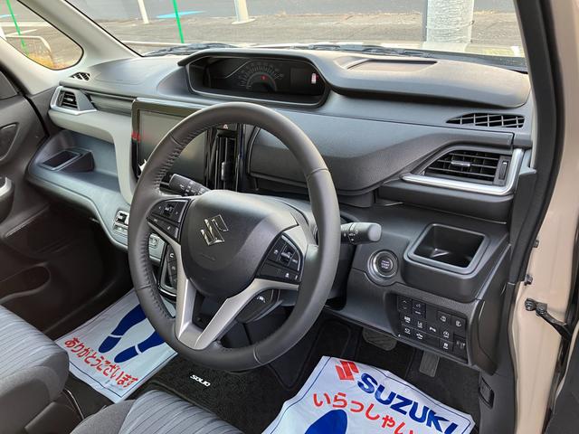 ソリオ ＨＹＢＲＩＤ　ＭＺ　４ＷＤ　３型　全方位カメラ付９インチナビ　前後衝突被害軽減ブレーキ　後席両側電動スライドドア（9枚目）