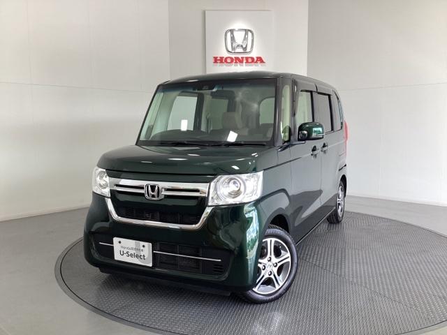 N-BOX L ワンオーナー車 助手席側電動スライドドア 運転席助手席シートヒーター バックカメラ Bluetooth対応ナビETC付 ホンダセンシング 光触媒抗菌消臭施工済 衝突回避支援ブレーキ I-STOP PW(2枚目)