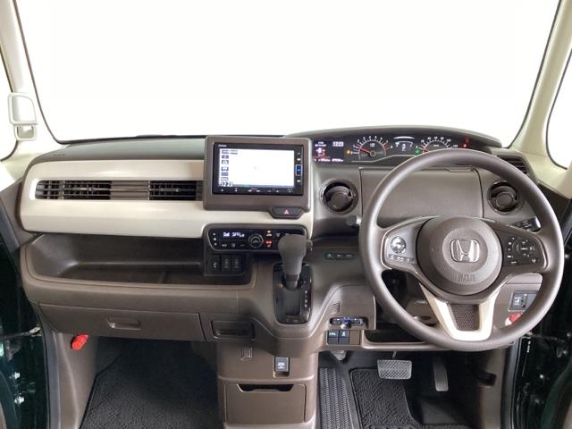 N-BOX L ワンオーナー車 助手席側電動スライドドア 運転席助手席シートヒーター バックカメラ Bluetooth対応ナビETC付 ホンダセンシング 光触媒抗菌消臭施工済 衝突回避支援ブレーキ I-STOP PW(6枚目)