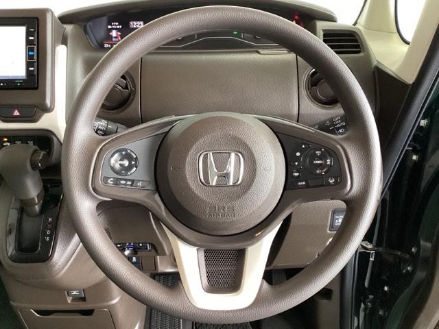 N-BOX L ワンオーナー車 助手席側電動スライドドア 運転席助手席シートヒーター バックカメラ Bluetooth対応ナビETC付 ホンダセンシング 光触媒抗菌消臭施工済 衝突回避支援ブレーキ I-STOP PW(13枚目)