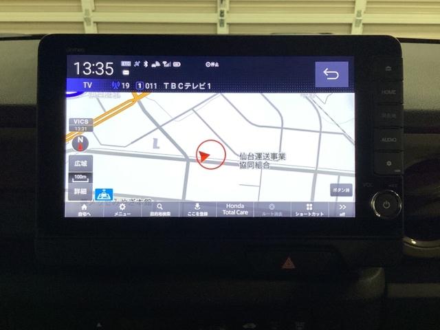 Ｎ－ＢＯＸジョイ ターボ　中古スタッドレスタイヤ、純正メモリーナビ、ドライブレコーダー前後装着＋ＥＴＣ付　当社デモカー　ＬＥＤヘッド　ＥＴＣ車載器　オートエアコン　バックカメラ　両側電動ドア　クリアランスソナー　オートライト（9枚目）