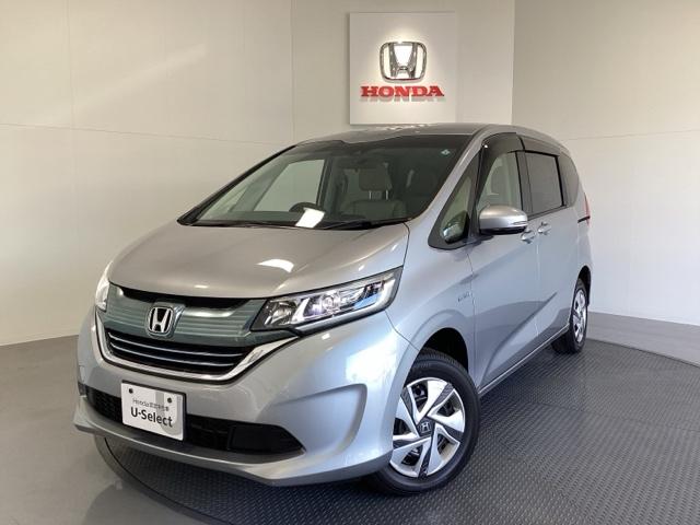 フリードハイブリッド ハイブリッド・Ｇホンダセンシング　６人乗り　ワンオーナー車　メモリーナビ　フルセグ　Ｂｌｕｅｔｏｏｔｈ　バックカメラ　ＥＴＣ　オートライト機能付ＬＥＤヘッドライト　シートヒーター　両側電動スライドドア　光触媒抗菌消臭施工済　スマキー（2枚目）