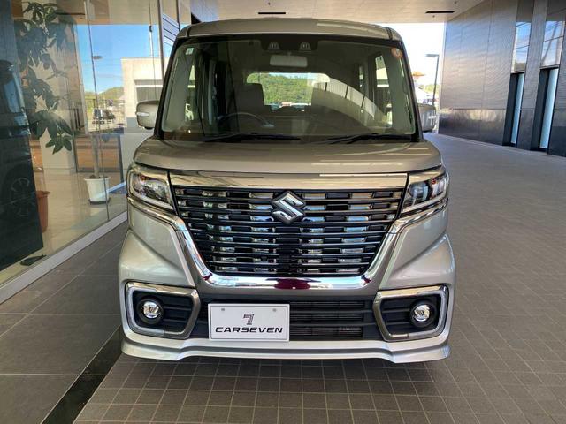 スペーシアカスタム ハイブリッドXSターボ 純正ナビ(CN-RZ865)・全周囲カメラ・クルーズコントロール・Bluetooth・衝突被害軽減・ETC・クリアランスソナー・レーンキープアシスト・シートヒーター・オートライト・両側電動(7枚目)