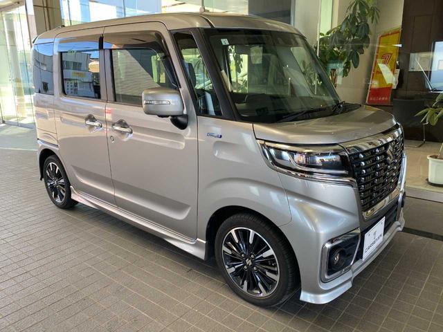 スペーシアカスタム ハイブリッドXSターボ 純正ナビ(CN-RZ865)・全周囲カメラ・クルーズコントロール・Bluetooth・衝突被害軽減・ETC・クリアランスソナー・レーンキープアシスト・シートヒーター・オートライト・両側電動(14枚目)