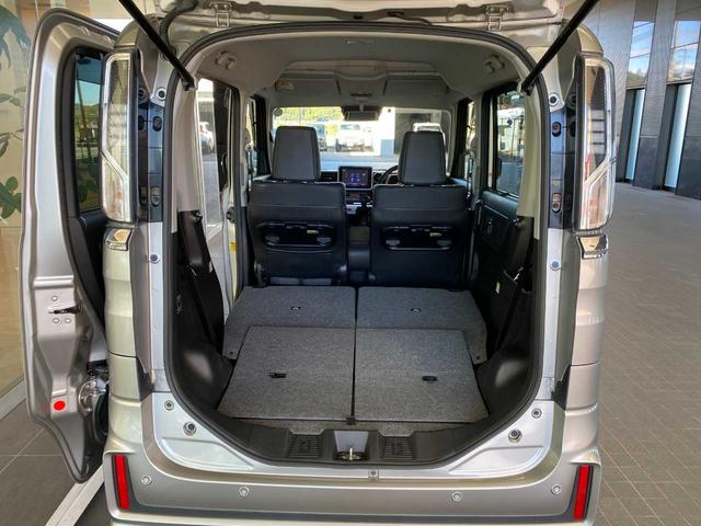 スペーシアカスタム ハイブリッドXSターボ 純正ナビ(CN-RZ865)・全周囲カメラ・クルーズコントロール・Bluetooth・衝突被害軽減・ETC・クリアランスソナー・レーンキープアシスト・シートヒーター・オートライト・両側電動(60枚目)