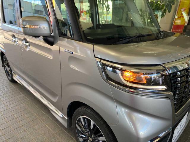スペーシアカスタム ハイブリッドXSターボ 純正ナビ(CN-RZ865)・全周囲カメラ・クルーズコントロール・Bluetooth・衝突被害軽減・ETC・クリアランスソナー・レーンキープアシスト・シートヒーター・オートライト・両側電動(63枚目)