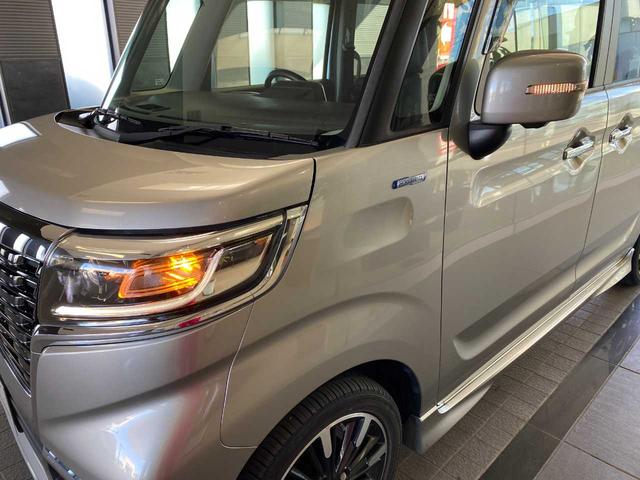 スペーシアカスタム ハイブリッドXSターボ 純正ナビ(CN-RZ865)・全周囲カメラ・クルーズコントロール・Bluetooth・衝突被害軽減・ETC・クリアランスソナー・レーンキープアシスト・シートヒーター・オートライト・両側電動(64枚目)