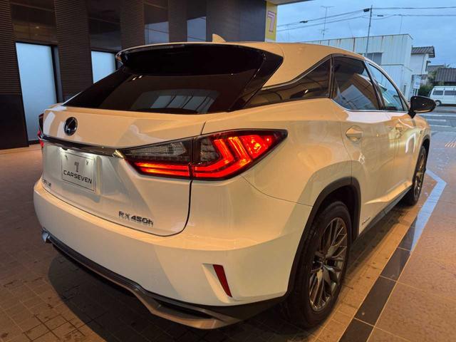 ＲＸ ＲＸ４５０ｈ　Ｆスポーツ　サンルーフ・前後ドラレコ・バックカメラ・黒革シート・純正１２．３インチナビ・ＥＴＣ２．０・Ｂｌｕｅｔｏｏｔｈ接続・アダプティブクルーズコントロール・電動リアゲート・スペアキー（16枚目）