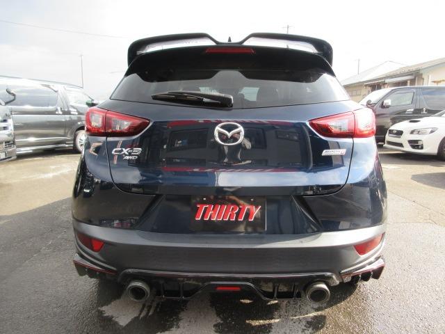 CX-3 XD ツーリング Lパッケージ 4WD 6速マニュアル ローダウン DAMDフルエアロ DAMDリアスポイラ― 純正コネクトナビ Bカメラ シートヒーター ETC BSM レーダークルーズ 純正18AW ハーフレザー スマートキー(15枚目)
