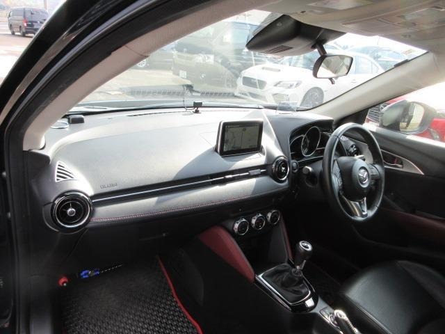 CX-3 XD ツーリング Lパッケージ 4WD 6速マニュアル ローダウン DAMDフルエアロ DAMDリアスポイラ― 純正コネクトナビ Bカメラ シートヒーター ETC BSM レーダークルーズ 純正18AW ハーフレザー スマートキー(22枚目)