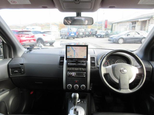 エクストレイル 25X エクストリーマーX 4WD 寒冷地仕様 アルパインナビ バックカメラ 前後シートヒーター 純正バンパーガード 純正ルーフレール カプロンシート ALLMODE4×4 HIDヘッドライト LEDフォグ ドアバイザー(16枚目)