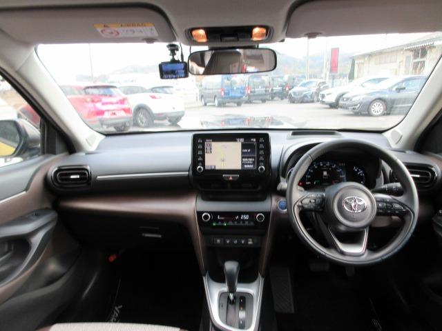 ヤリスクロス ハイブリッドＺ　１オーナー　４ＷＤ　トヨタセーフティセンス　モデリスタフルエアロ　パノラミックビュー　前後ドラレコ　レーダークルーズ　電動リアゲート　ハーフレザー　ＢＳＭ　ＥＴＣ２．０　前後フォグ　オートハイビーム（16枚目）