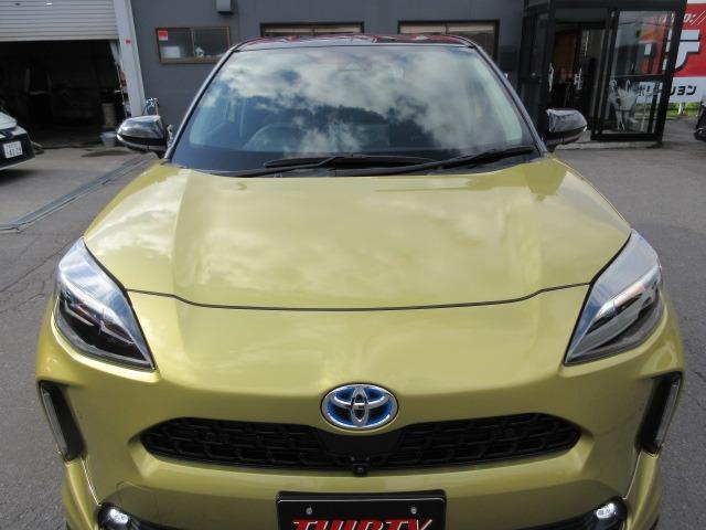 ヤリスクロス ハイブリッドＺ　１オーナー　４ＷＤ　トヨタセーフティセンス　モデリスタフルエアロ　パノラミックビュー　前後ドラレコ　レーダークルーズ　電動リアゲート　ハーフレザー　ＢＳＭ　ＥＴＣ２．０　前後フォグ　オートハイビーム（77枚目）