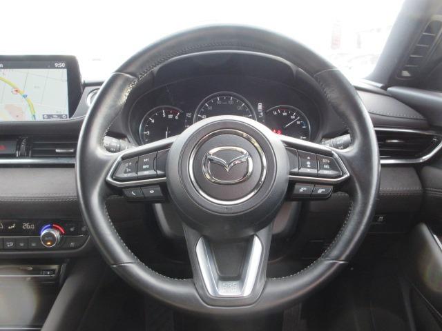 MAZDA6ワゴン XD Lパッケージ 後期型 寒冷地仕様 BOSEサウンド 純正8インチナビ バックカメラ レーダークルーズ シートエアコン パドルシフト 純正エンスタ ETC ハーフレザー LEDヘッドライト バックフォグ ドアバイザ(17枚目)